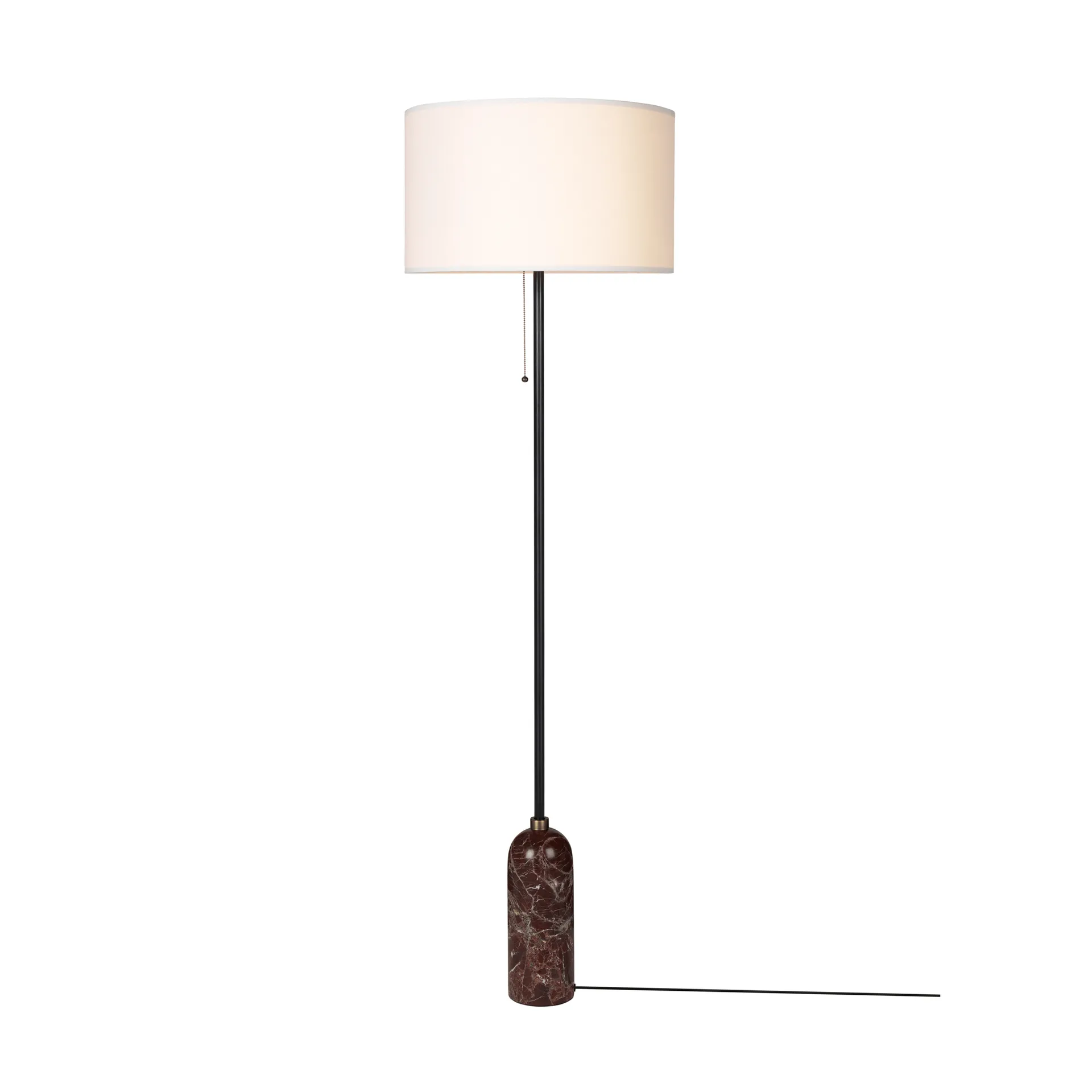 Gravity επιδαπέδιο φωτιστικό, Maroon marble-white GUBI