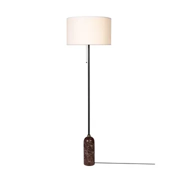 Gravity επιδαπέδιο φωτιστικό - Maroon marble-white - GUBI