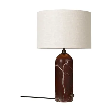 Gravity S επιτραπέζιο φωτιστικό - Maroon marble-canvas - GUBI