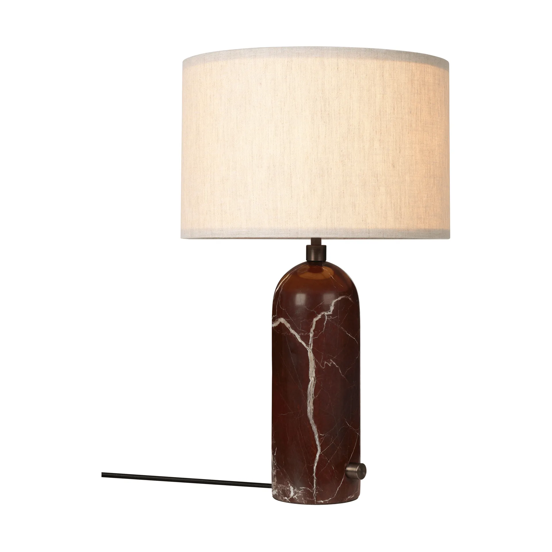 Gravity S επιτραπέζιο φωτιστικό, Maroon marble-canvas GUBI