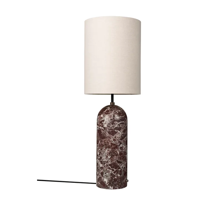 Gravity XL επιδαπέδιο φωτιστικό - Maroon marble-canvas - GUBI
