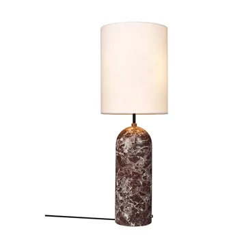 Gravity XL επιδαπέδιο φωτιστικό - Maroon marble-white - GUBI