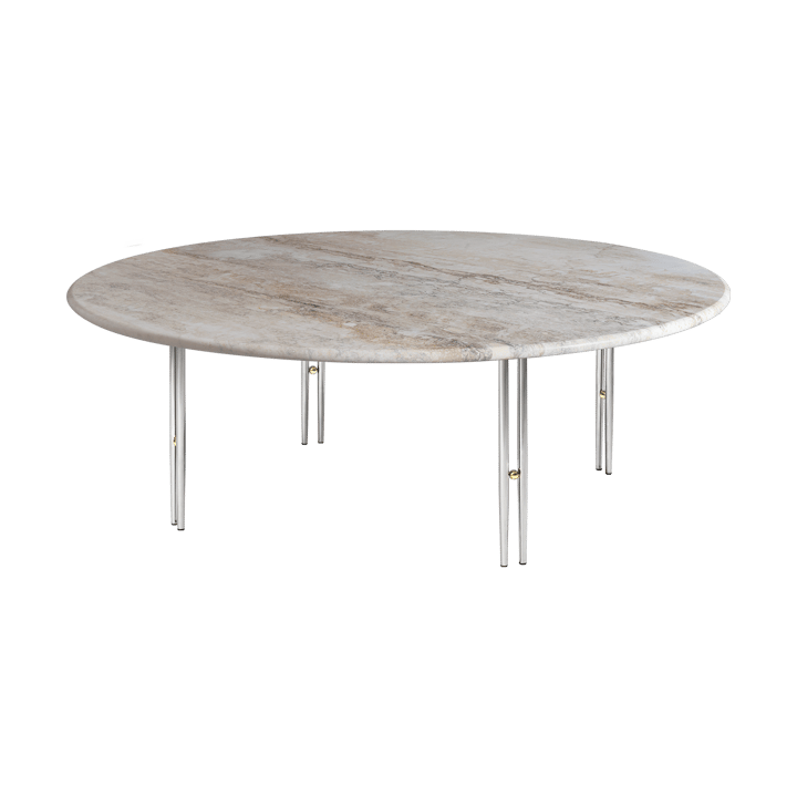 Τραπεζάκι σαλονιού IOI - Rippled beige-χρωματοστατικό ø100 cm - GUBI