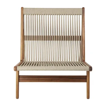 MR01 Initial Outdoor lounge chair - Λαδωμένο iroko ξύλο - GUBI
