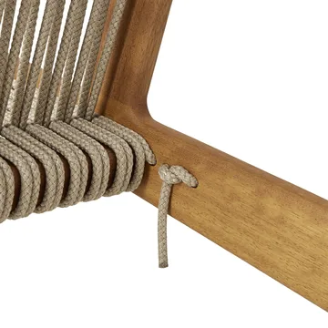 MR01 Initial Outdoor lounge chair - Λαδωμένο iroko ξύλο - GUBI