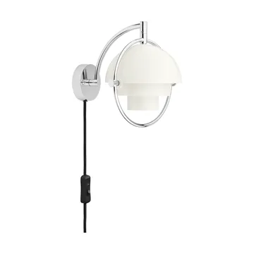 Multi-Lite επιτοίχιο φωτιστικό - Λευκό-χρώμιο - GUBI