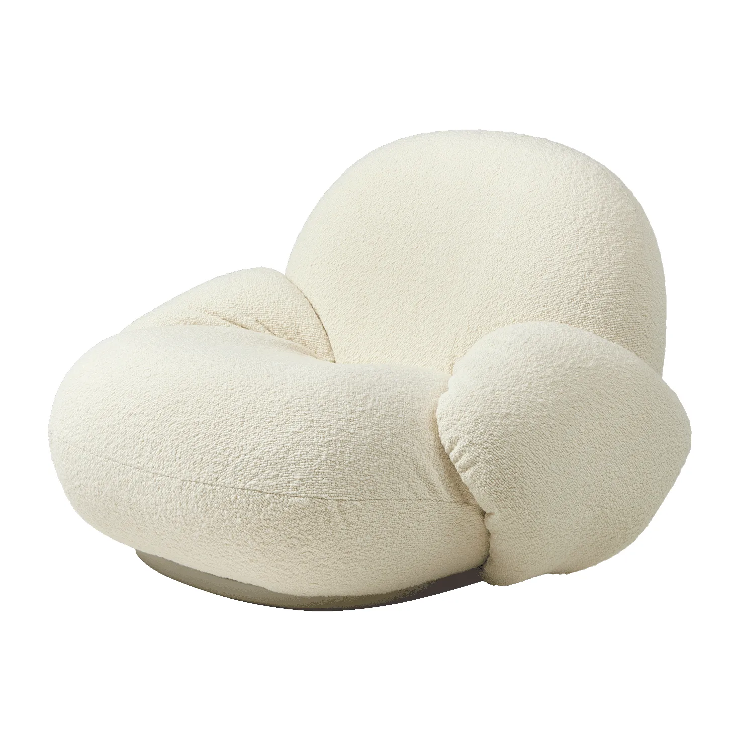 Pacha lounge πολυθρόνα με μπράτσα, Karakorum 001-pearl gold GUBI