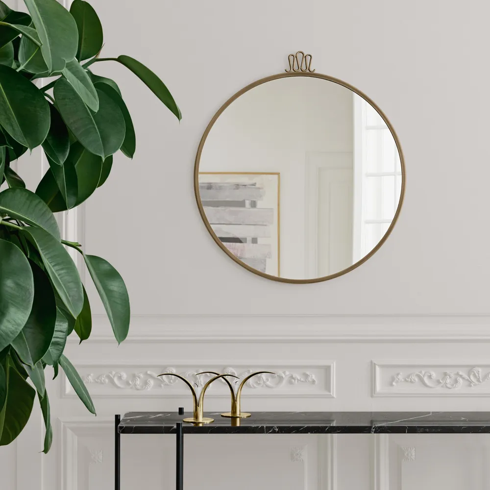 Καθρέφτης Randaccio, Antique brass, large GUBI