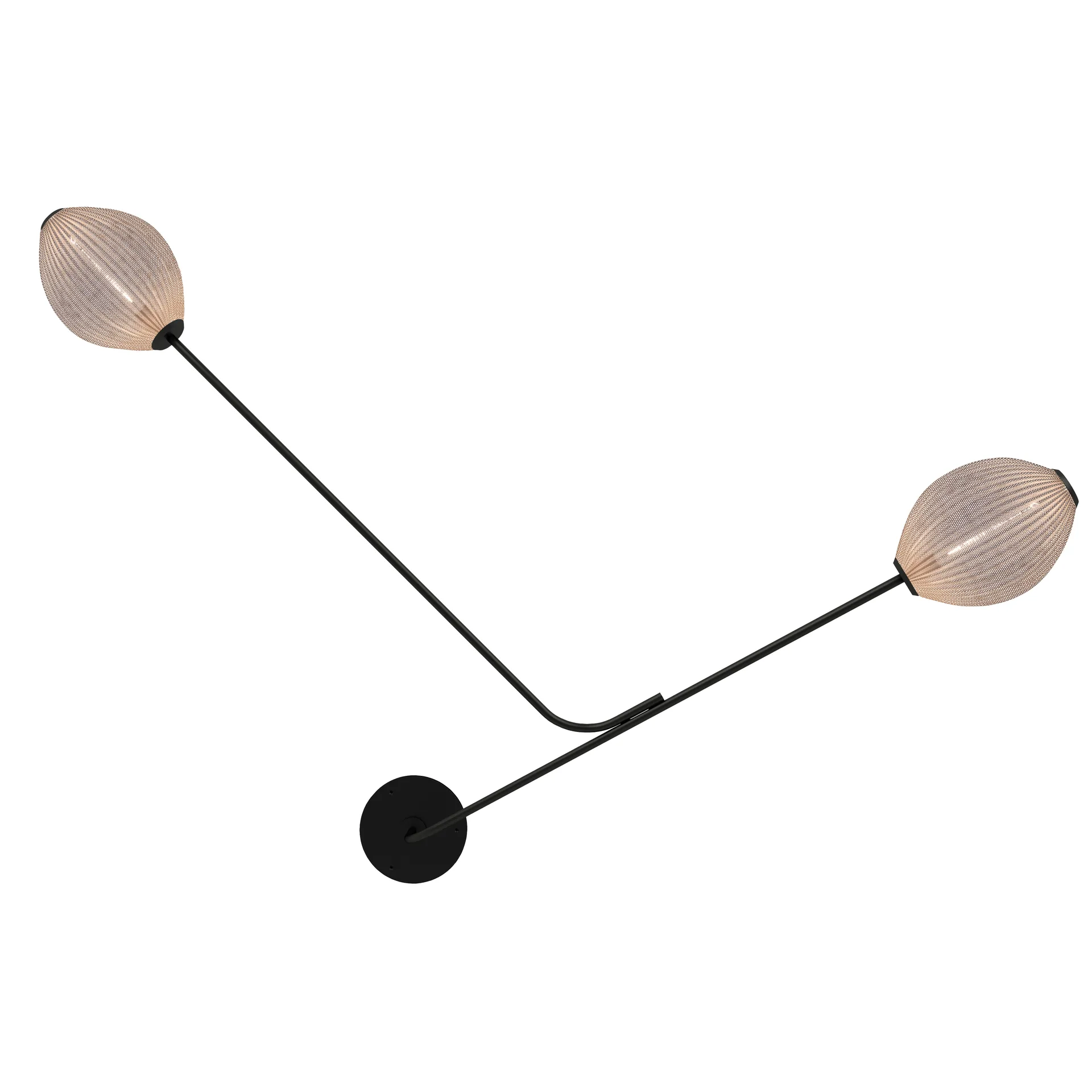 Satellite φωτιστικό τοίχου, Κρεμ λευκό-ημιμάτ GUBI