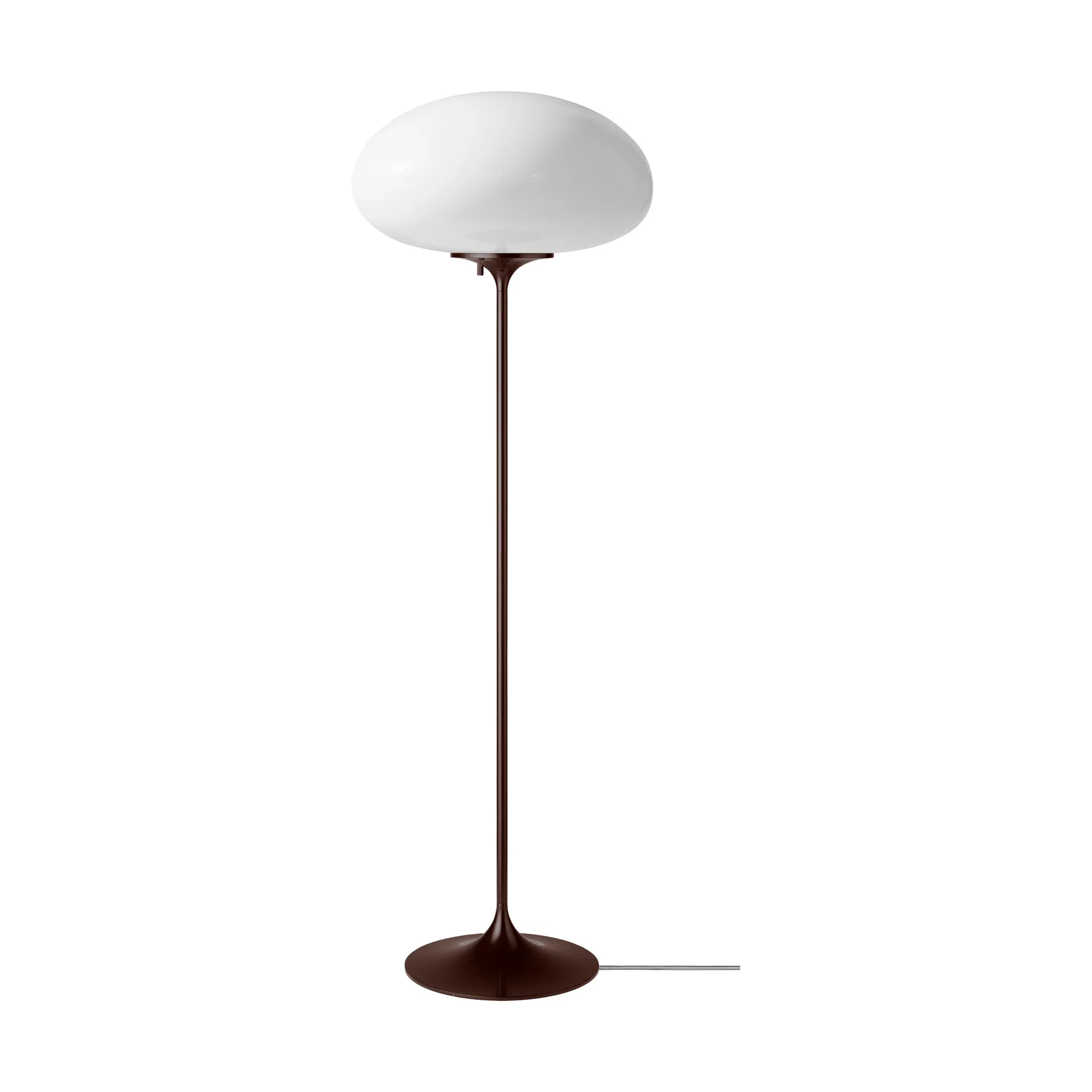 Φωτιστικό δαπέδου Stemlite, Black red-opalglas, 110 cm GUBI