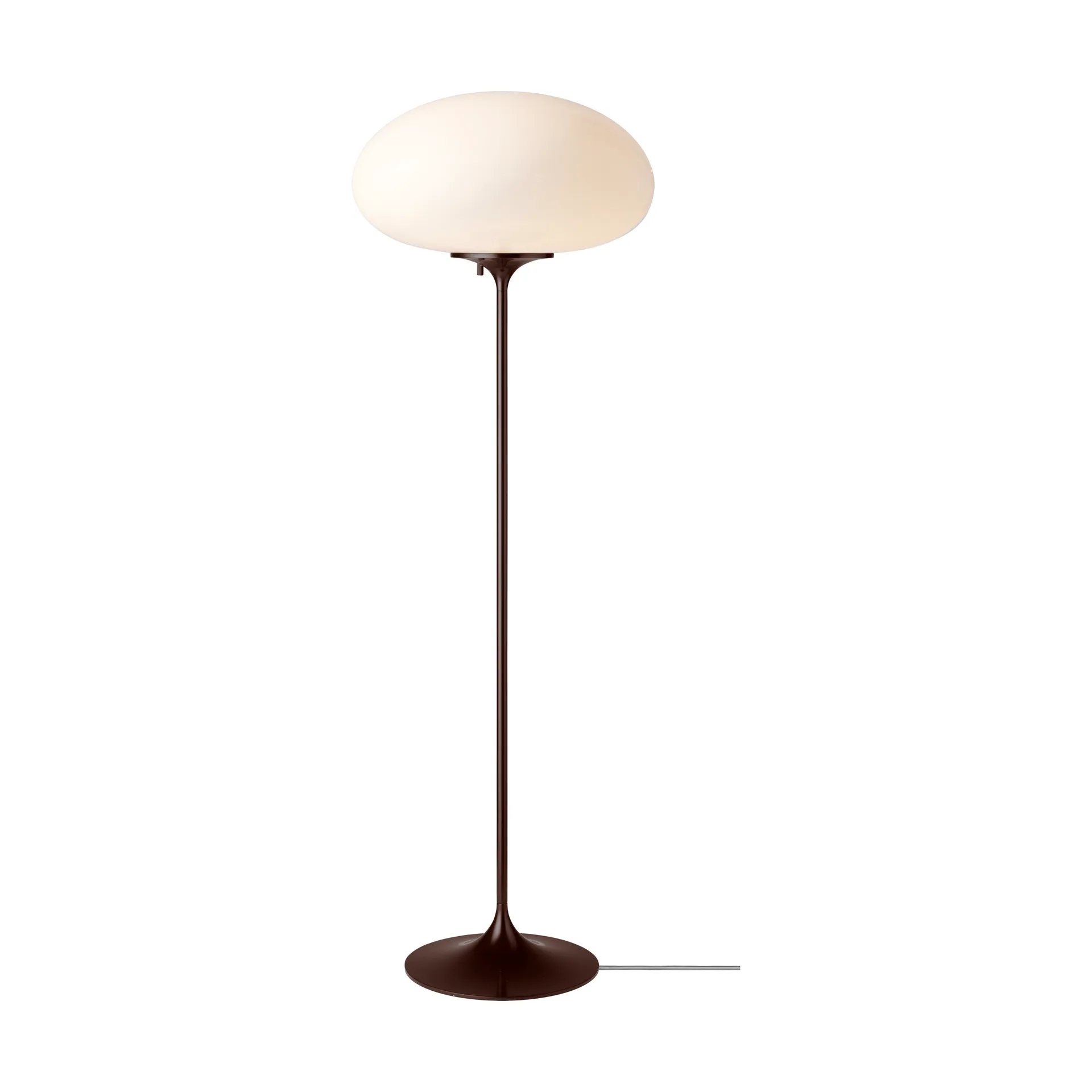 Φωτιστικό δαπέδου Stemlite, Black red-opalglas, 110 cm GUBI