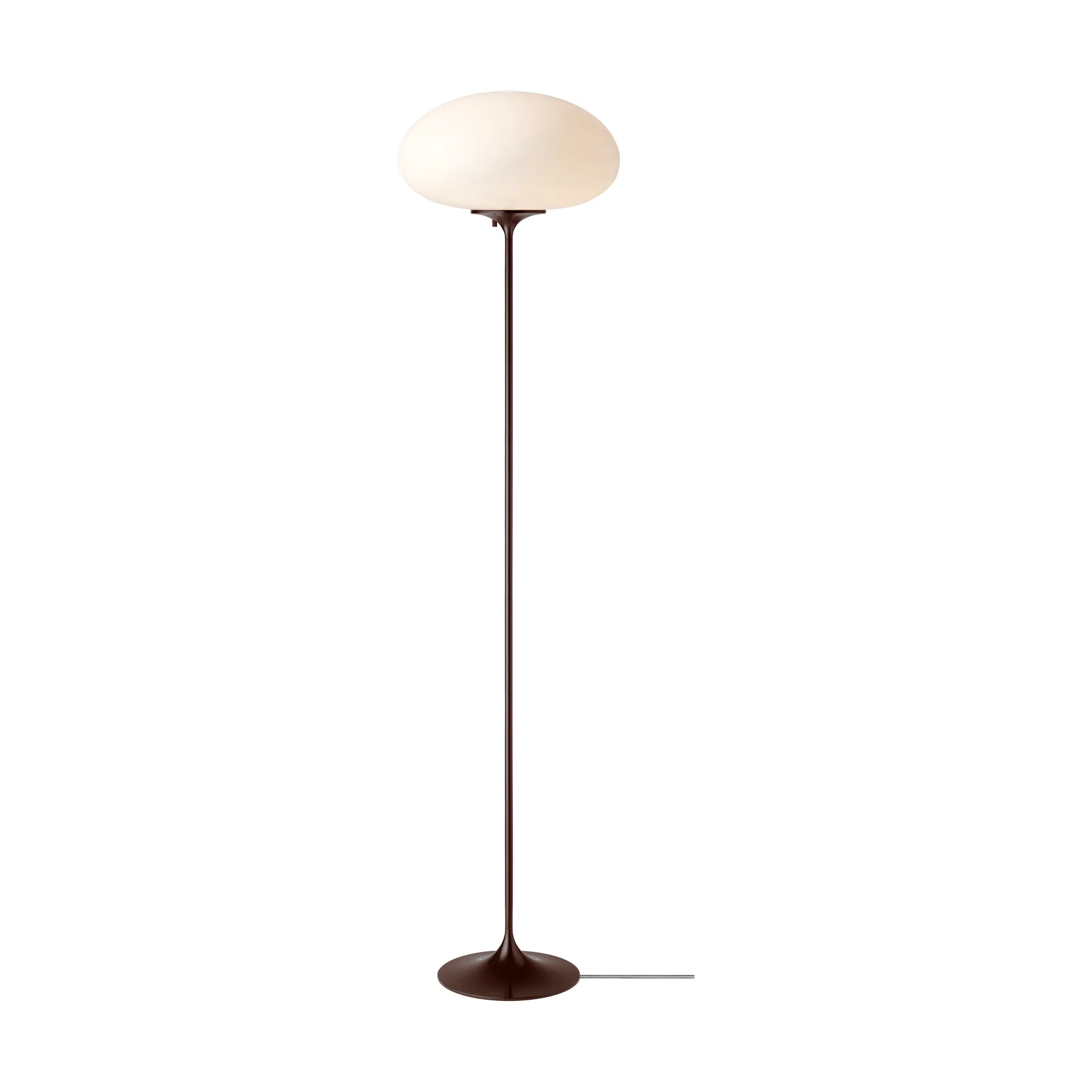 Φωτιστικό δαπέδου Stemlite, Black red-opalglas, 150 cm GUBI