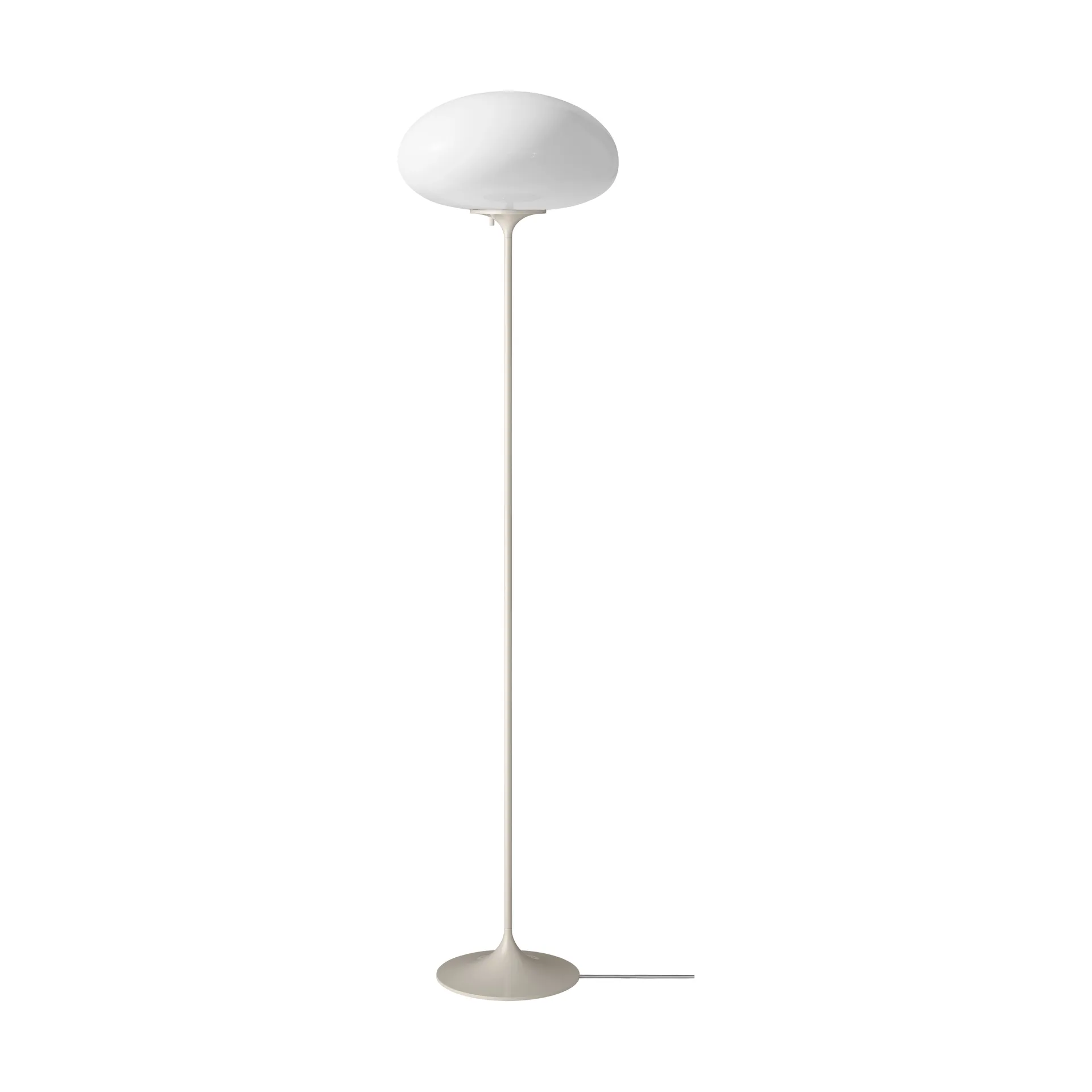 Φωτιστικό δαπέδου Stemlite, Pebble grey-opalglas, 150 cm GUBI