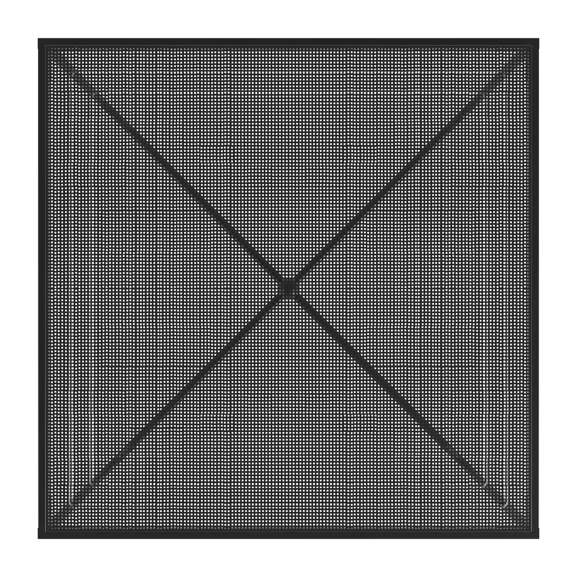 Tropique τραπέζι 90x90x75 cm, Classic black GUBI