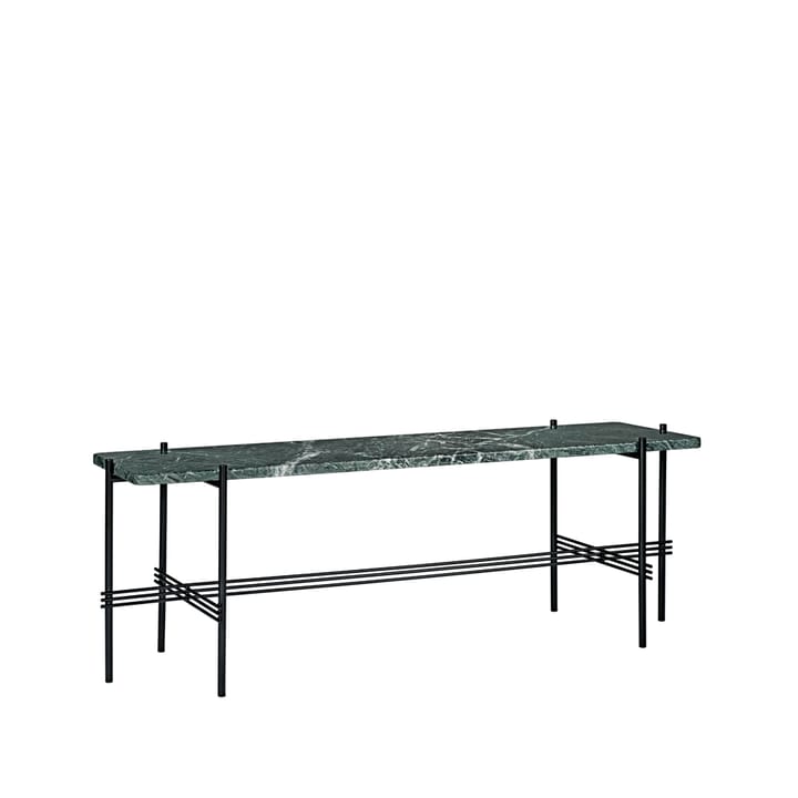 TS Console 1 console table - μάρμαρο πράσινο, μαύρο βαμμένο περίβλημα - GUBI