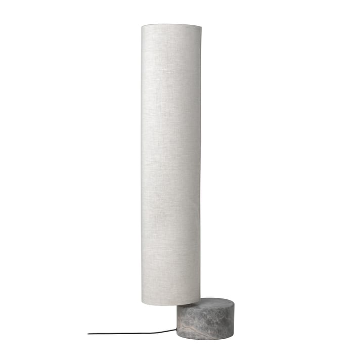 Unbound φωτιστικό δαπέδου 120 cm, Καμβάς-γκρι μάρμαρο GUBI