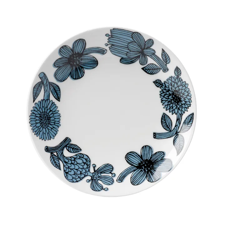 Blå Aster πιάτο - Ø 18 cm - Gustafsbergs Porslinsfabrik