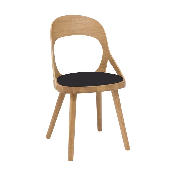 Καρέκλα, Colibri - Λαδωμένη δρυς-μαύρο μαξιλάρι - Hans K