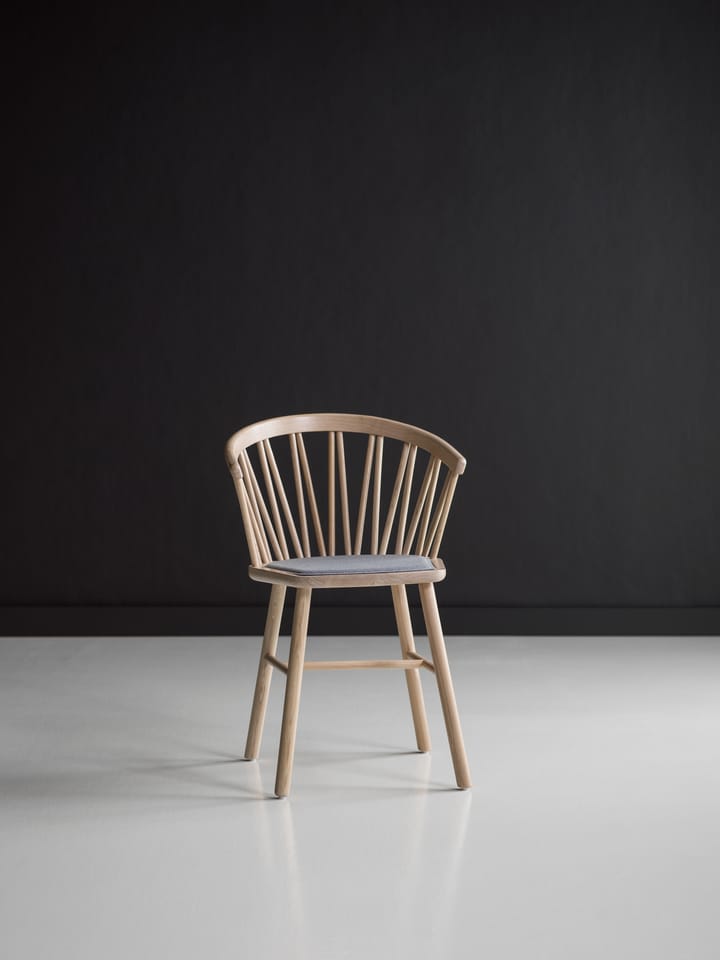 Καρέκλα lounge, ZigZag - Φλαμουριά χρωματισμένη με ανοιχτό χρώμα - Hans K