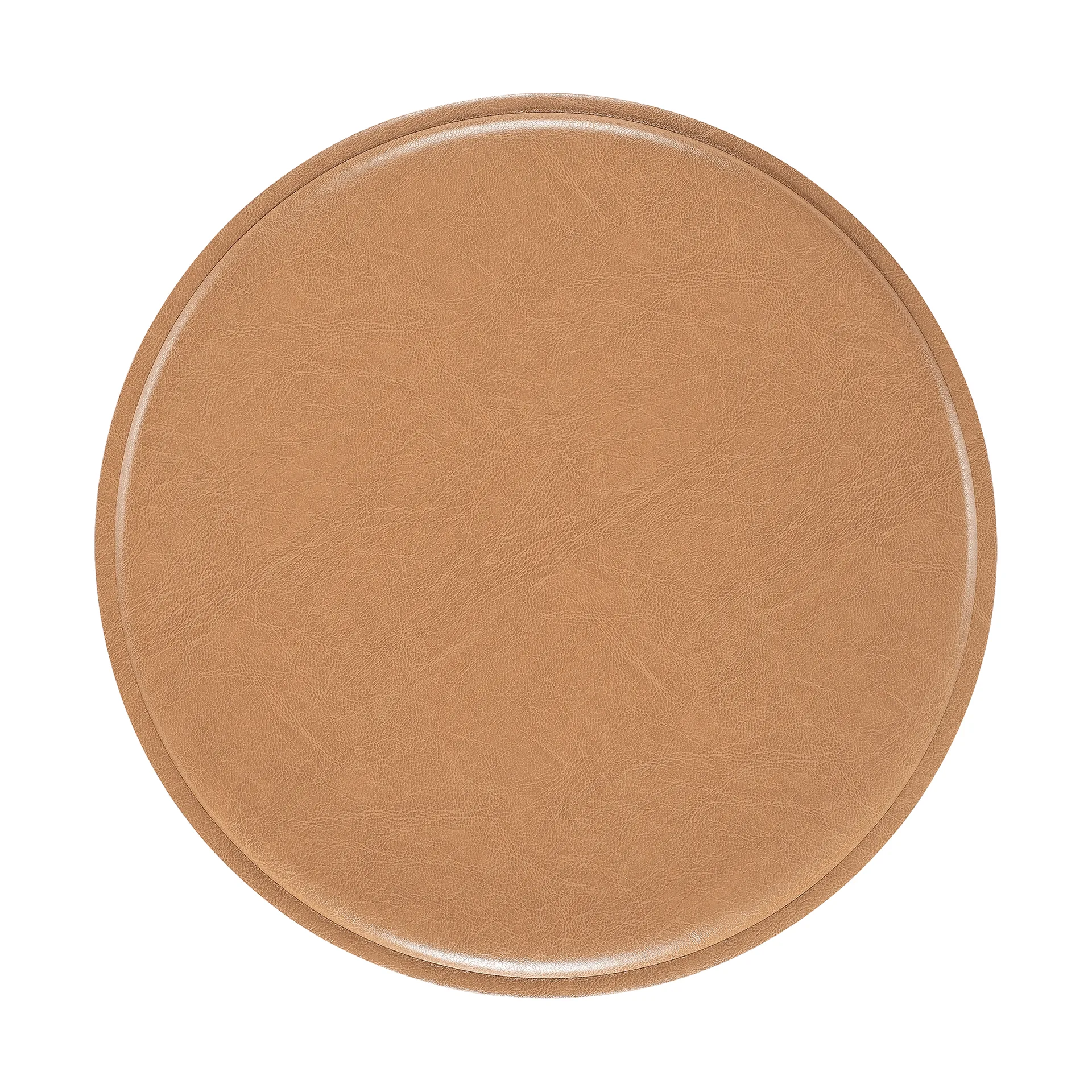 Μαξιλάρι για σκαμπό/σκαμπό μπαρ, ZigZag, Συνθετικό δέρμα, χρώμα κάμελ Hans K