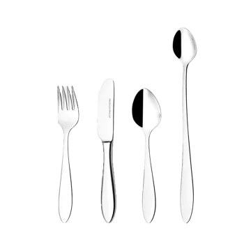 Παιδικά μαχαιροπίρουνα, Fjord, 4 τεμάχια - Ανοξείδωτο ατσάλι - Hardanger Bestikk