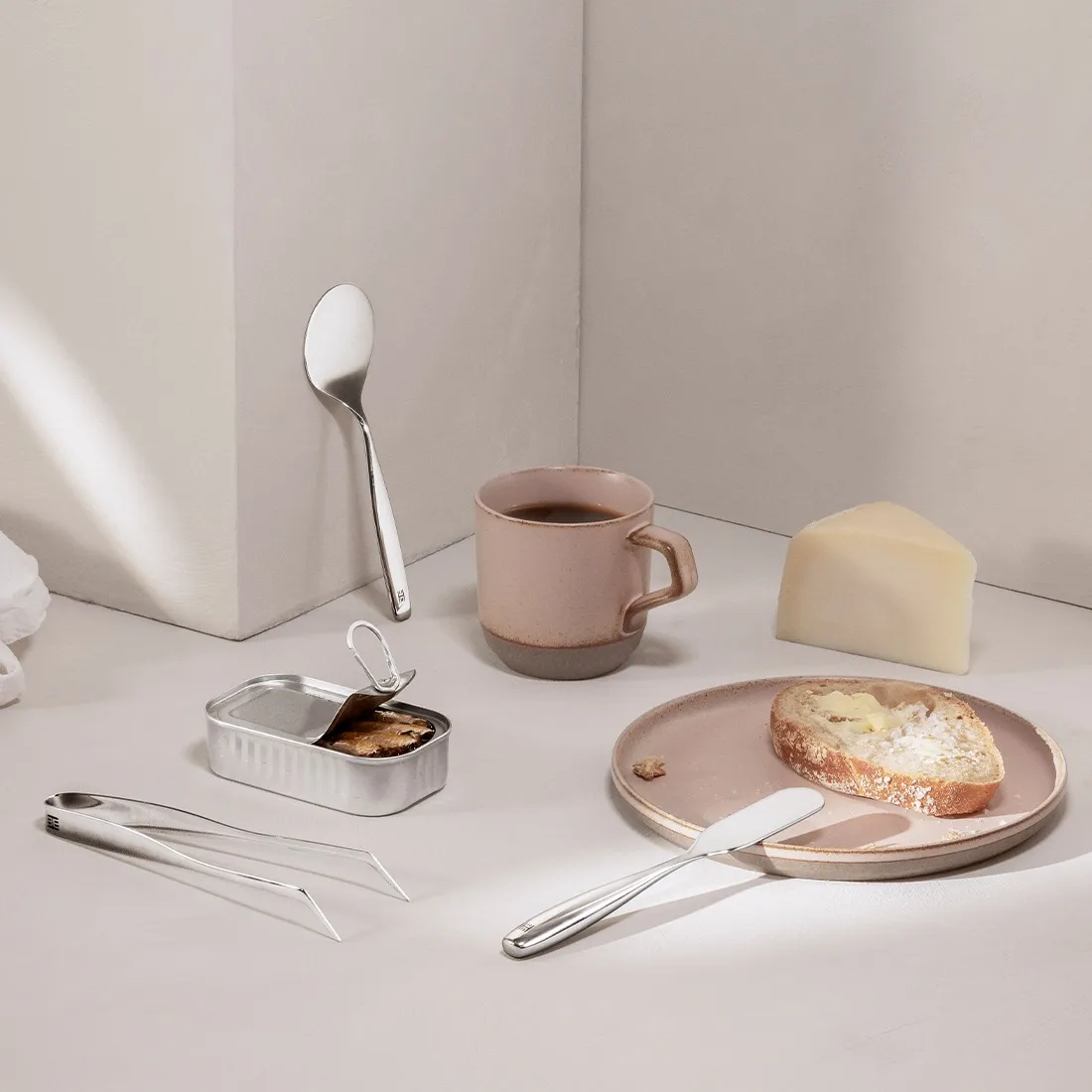 Μαχαιροπίρουνα για σερβίρισμα σε μπουφέ, Hardanger, 5 τεμάχια, Ανοξείδωτο ατσάλι Hardanger Bestikk