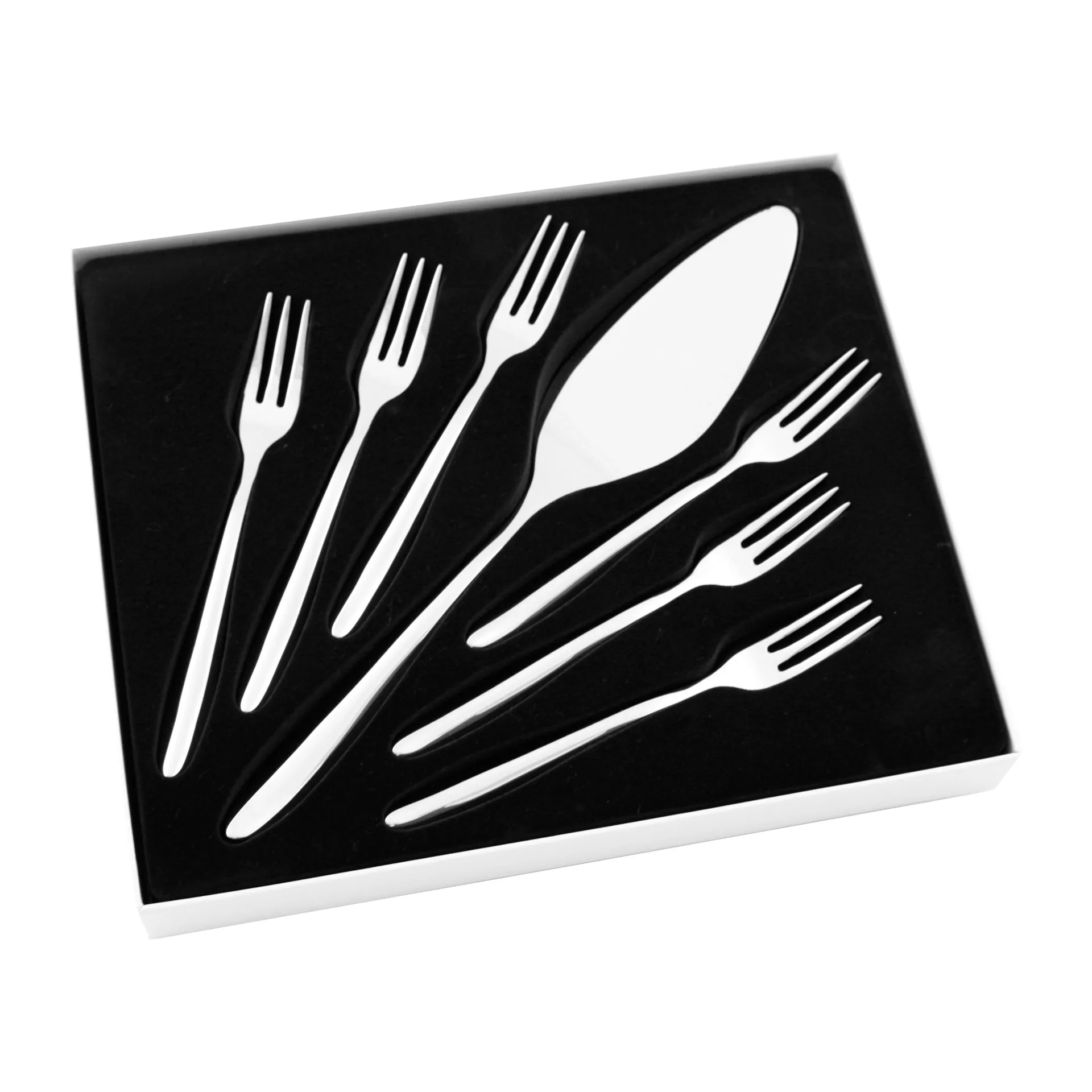 Lykke σετ για κέικ 7 τμχ., ανοξείδωτο ατσάλι Hardanger Bestikk