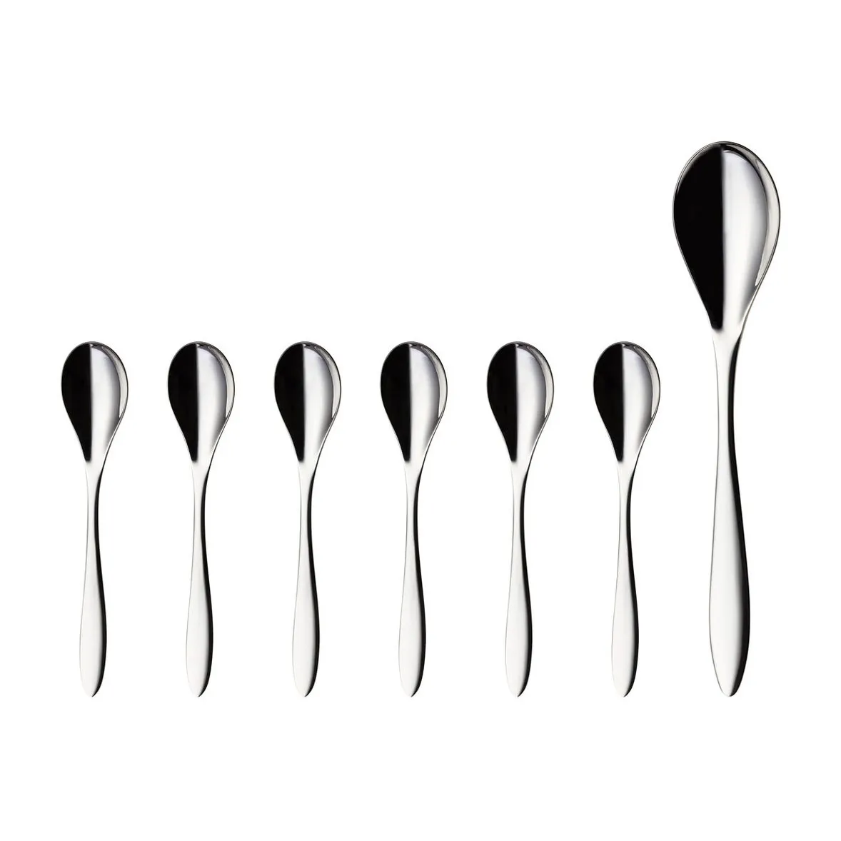 Maria σετ επιδορπίου 7 τεμάχια, Ανοξείδωτο ατσάλι Hardanger Bestikk