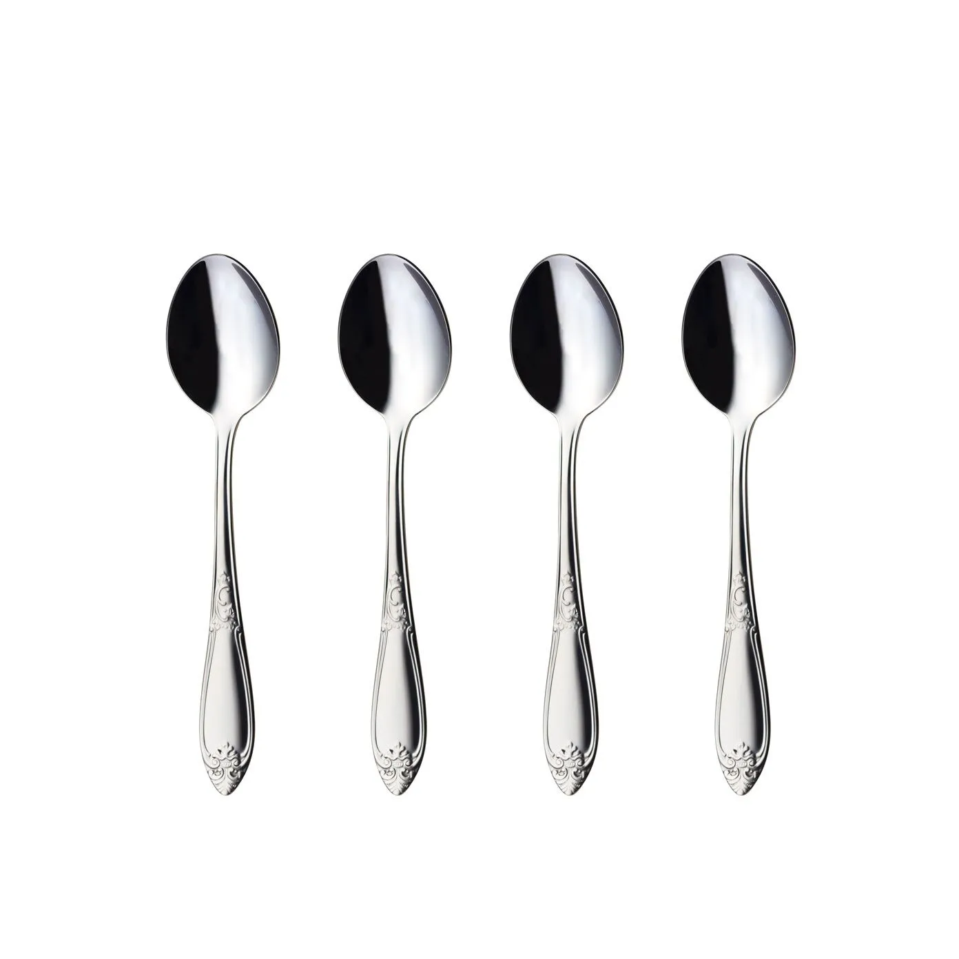 Nina κουταλάκια γλυκού Συσκευασία 4 τεμαχίων, ανοξείδωτο ατσάλι Hardanger Bestikk