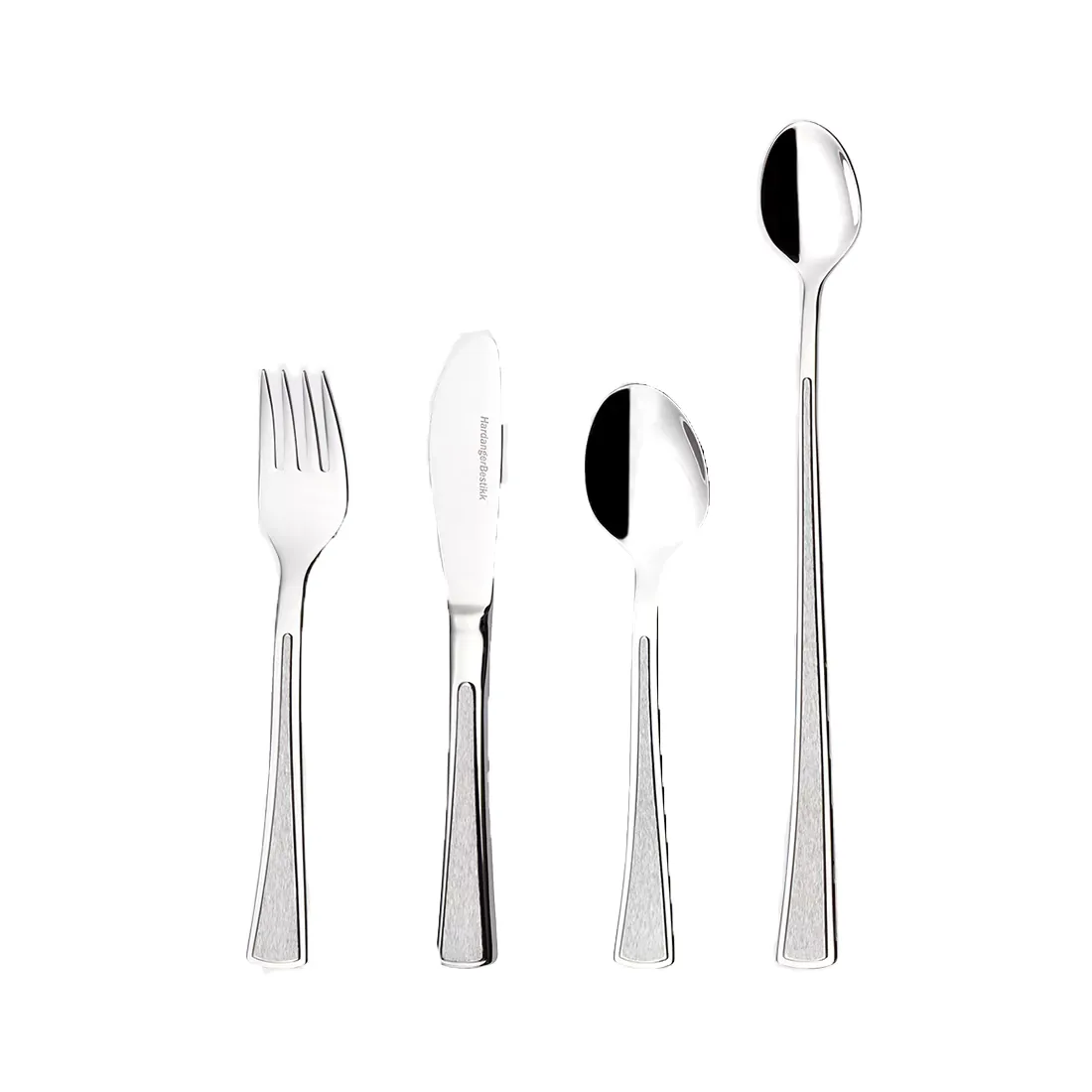 Παιδικά μαχαιροπίρουνα, Ramona, 4 τεμάχια, Ανοξείδωτο ατσάλι Hardanger Bestikk