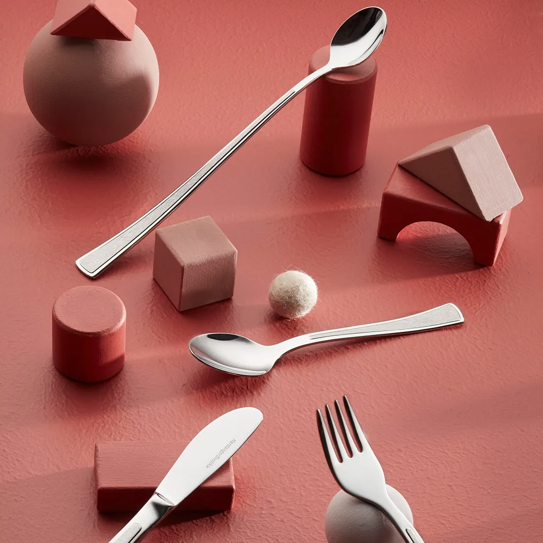 Παιδικά μαχαιροπίρουνα, Ramona, 4 τεμάχια, Ανοξείδωτο ατσάλι Hardanger Bestikk