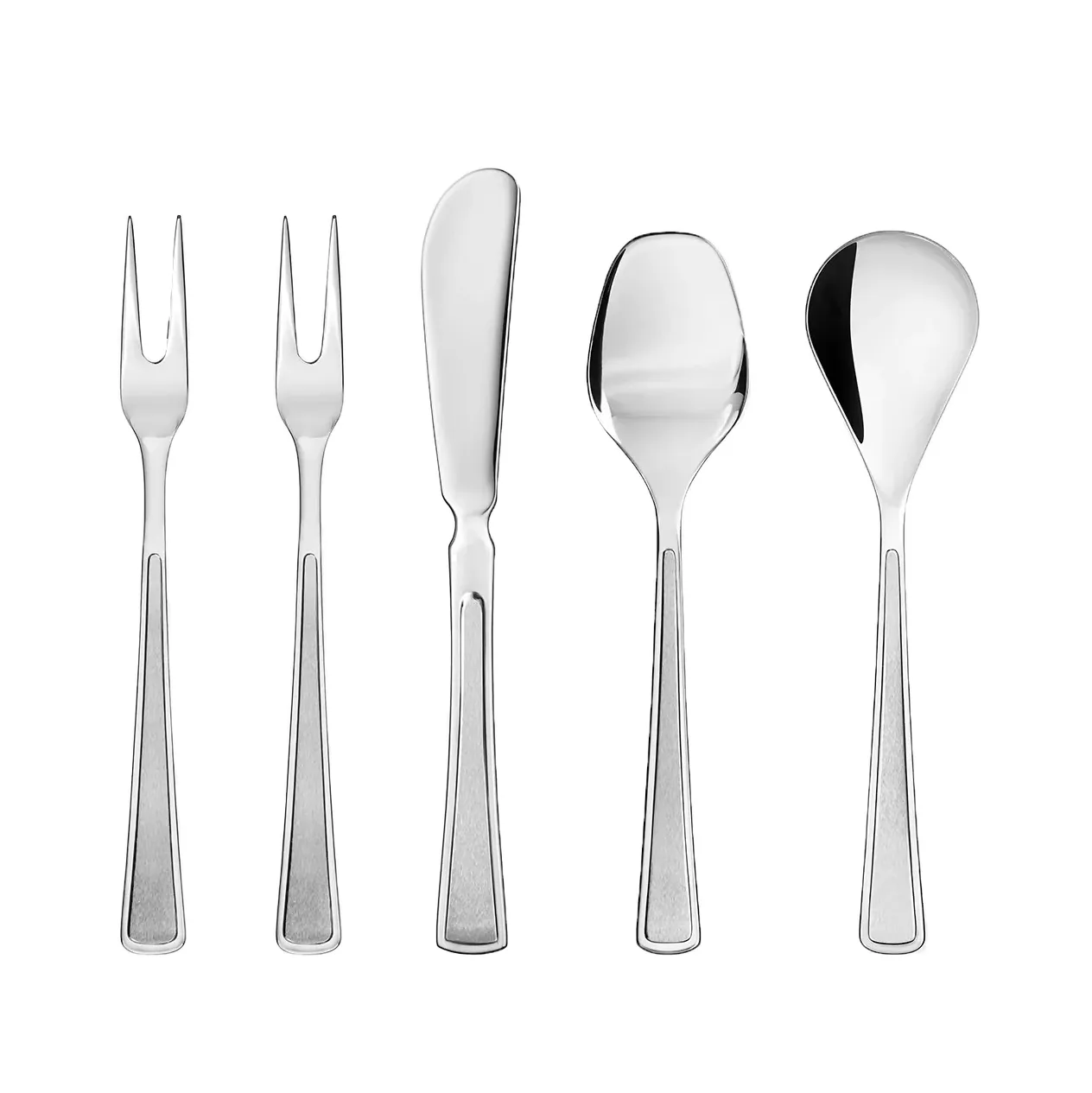 Μαχαιροπίρουνα, Ramona frukostset, 5 τεμάχια, Ανοξείδωτο ατσάλι Hardanger Bestikk