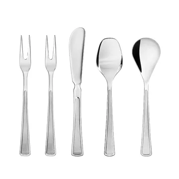 Μαχαιροπίρουνα, Ramona frukostset, 5 τεμάχια - Ανοξείδωτο ατσάλι - Hardanger Bestikk