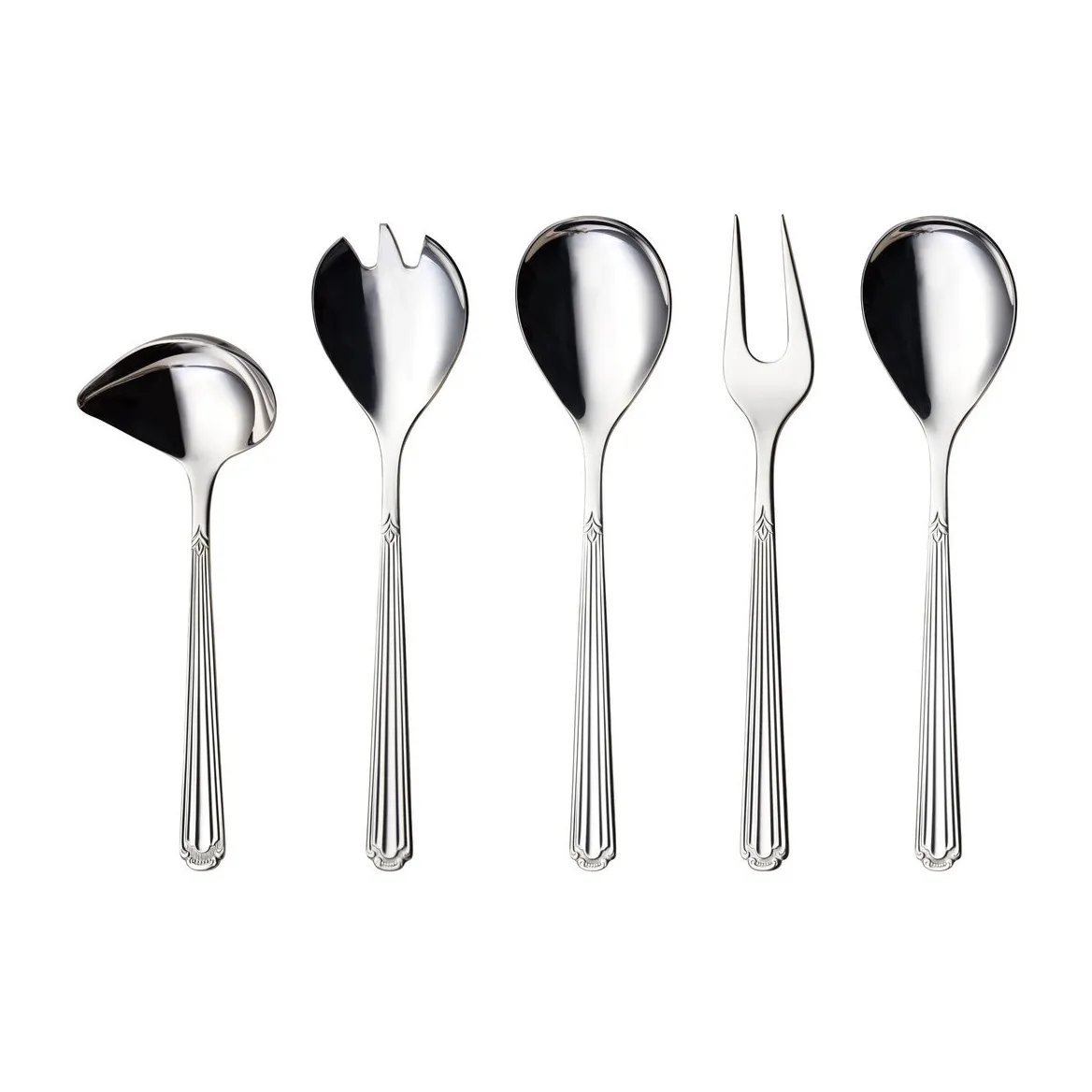 Waverly σετ σερβιρίσματος 5 τεμαχίων, Ανοξείδωτο ατσάλι Hardanger Bestikk