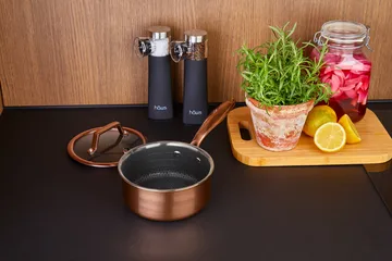 Hâws Santo κατσαρόλα με καπάκι hybrid coating 1,5 L - Rose Gold - Hâws