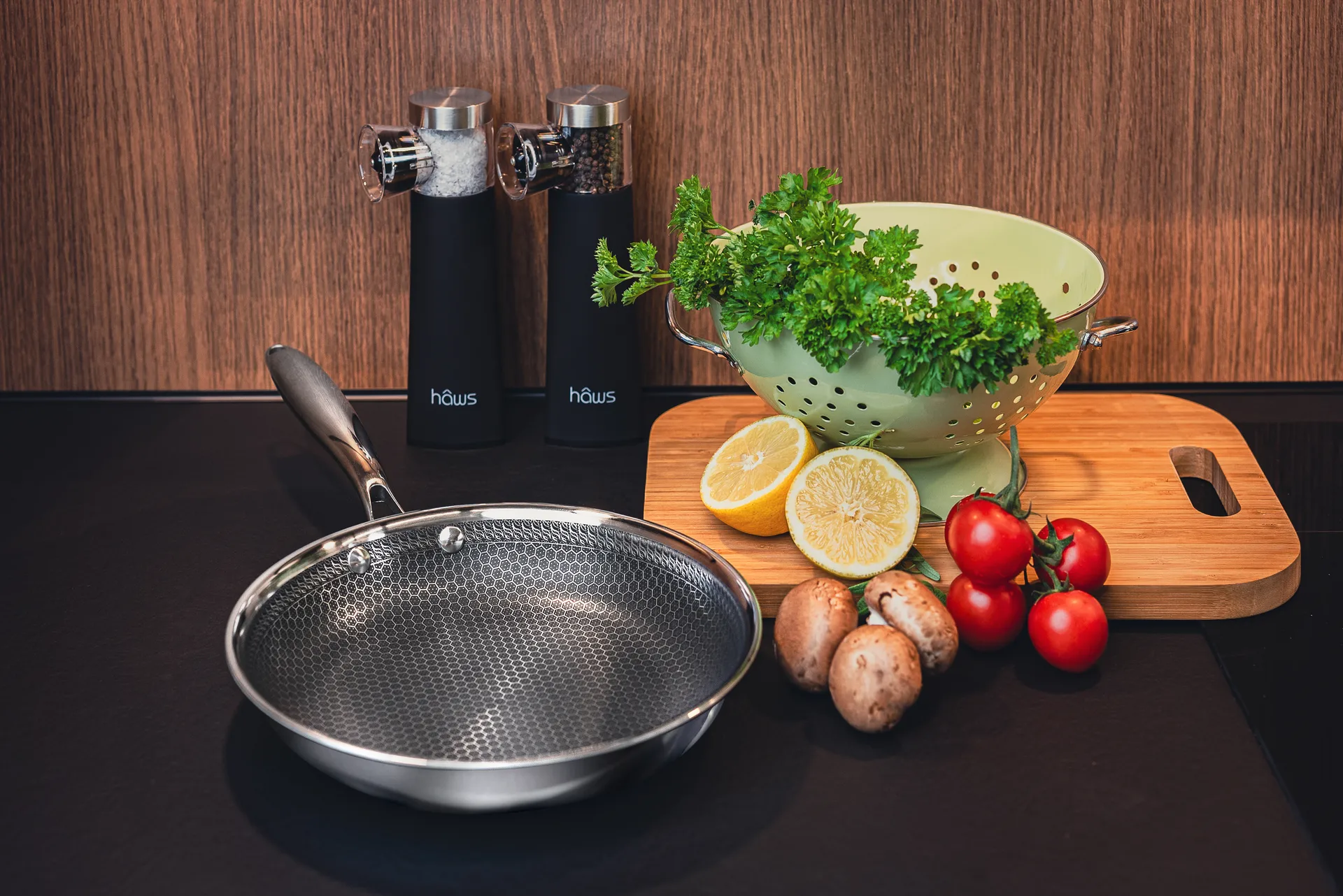 Τηγάνι Hâws Santo hybrid coating 24 εκ., Ανοξείδωτο ατσάλι Hâws