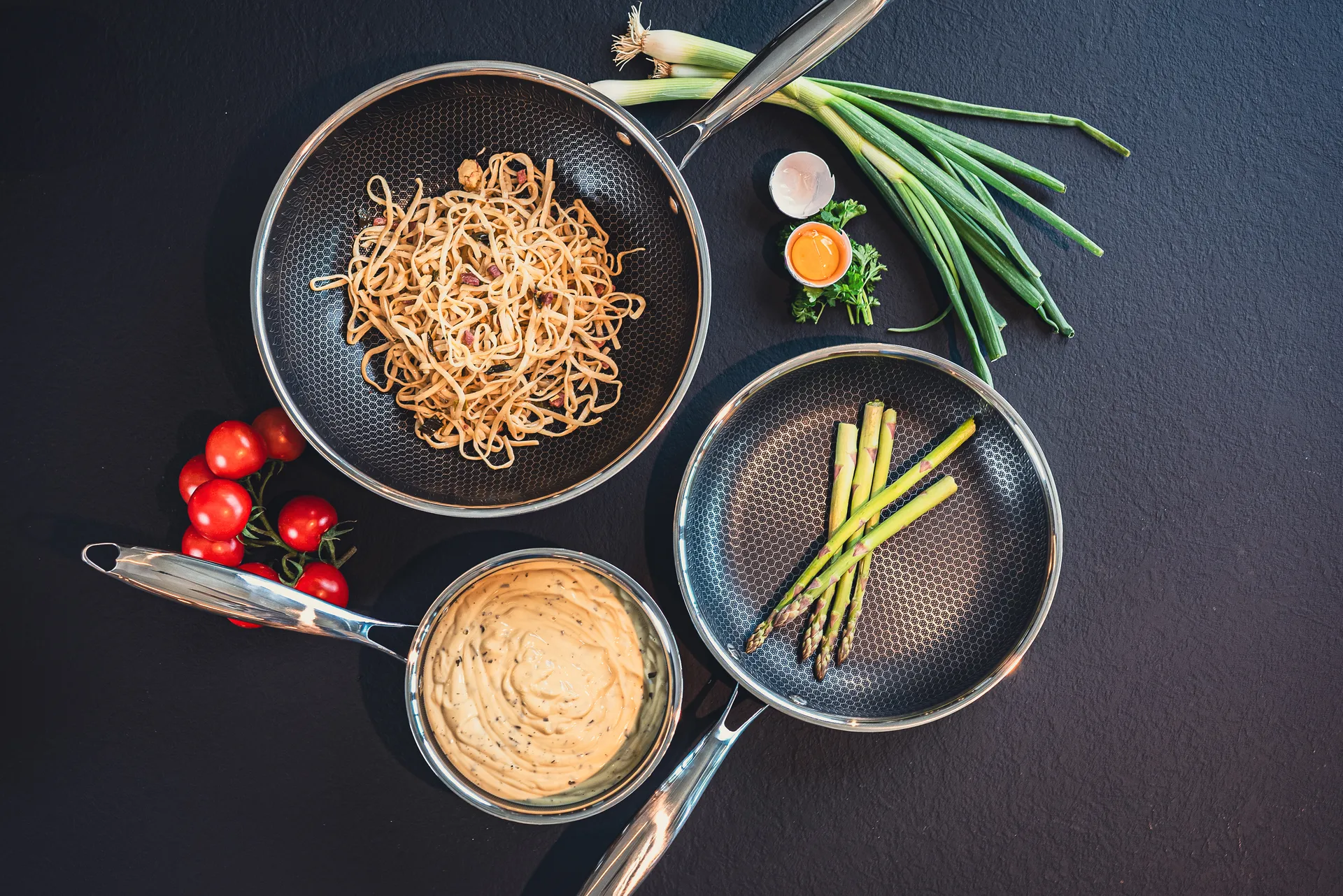 Τηγάνι Hâws Santo hybrid coating 24 εκ., Ανοξείδωτο ατσάλι Hâws