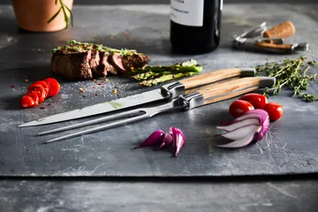 Laguiole By Hâws σετ μαχαιριών για τεμάχισμα 2 τεμ. - Olive - Hâws