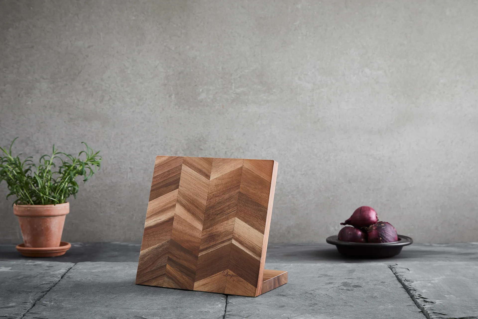 Laguiole By Hâws μαγνητικό μπλοκ για μαχαίρια 22,6x19,5 εκ., Acacia Hâws