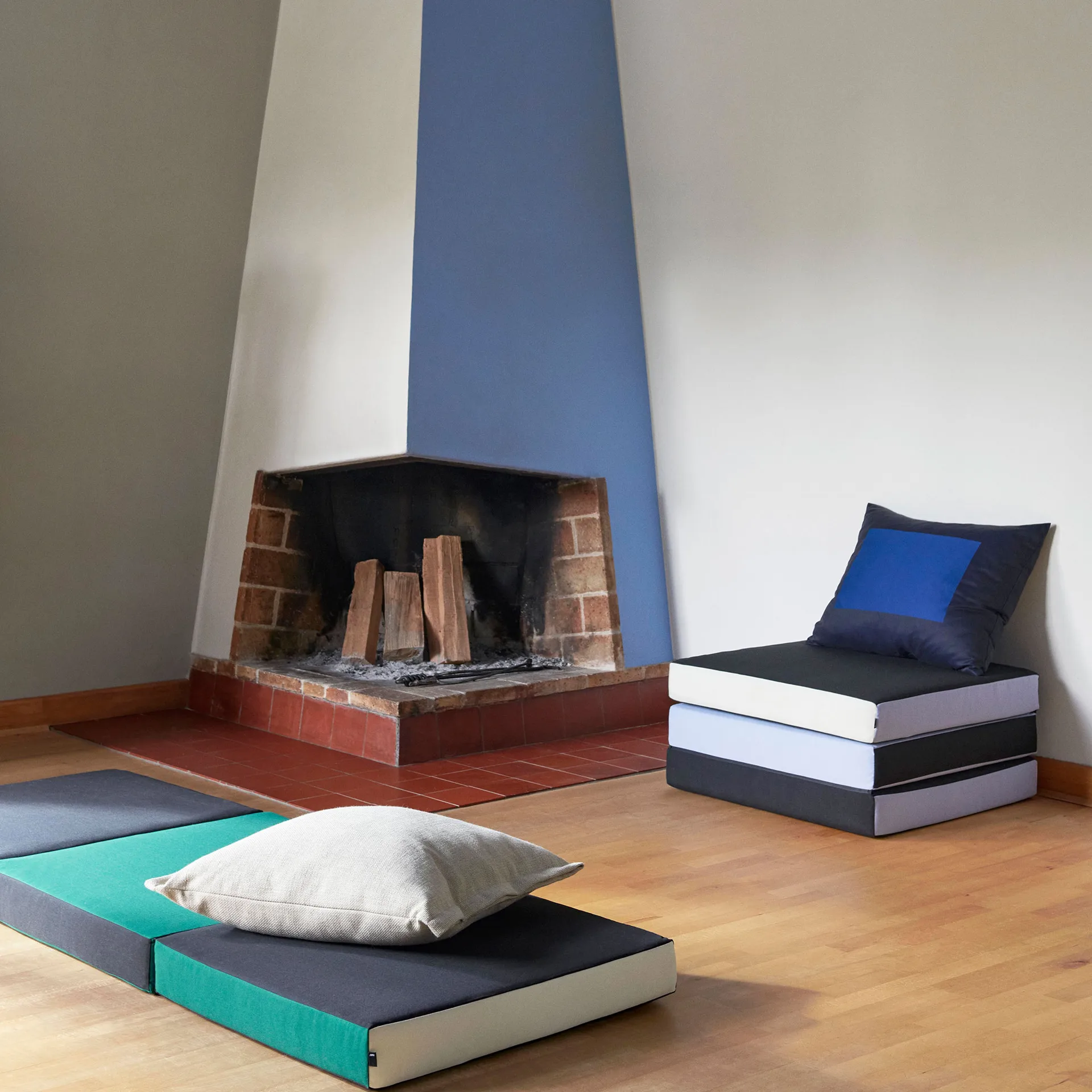 3 Fold στρώμα 70x195 cm, Green HAY