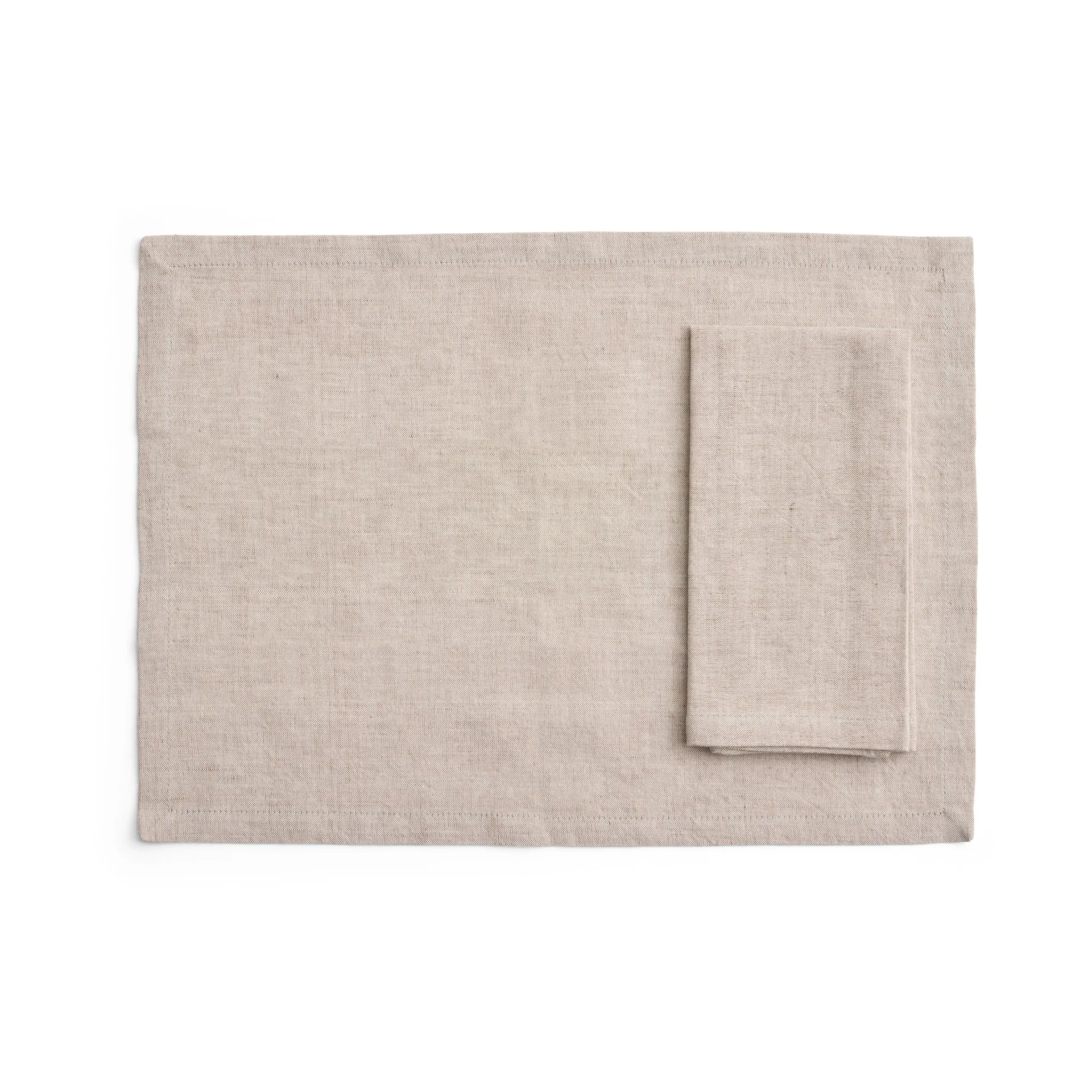 Σετ 4 τεμαχίων Tavolo σουπλά/πετσέτες, Soft beige HAY