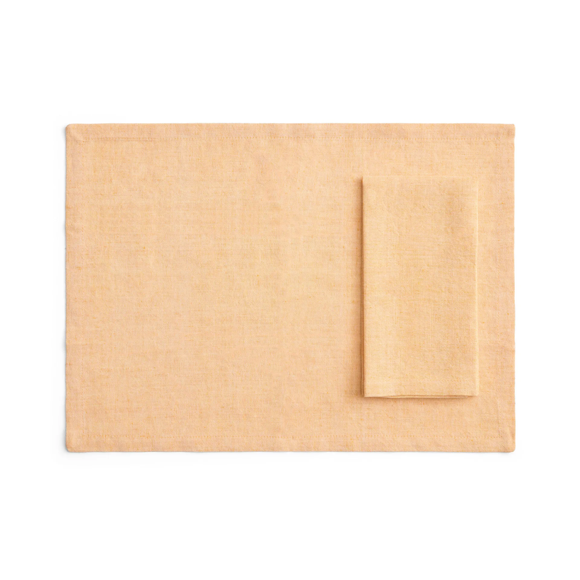 Σετ 4 τεμαχίων Tavolo σουπλά/πετσέτες, Soft orange HAY