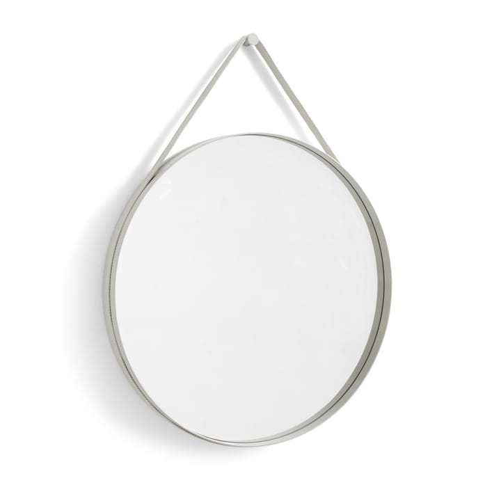 Καθρέφτης με λουράκι Ø70 cm - Light grey - HAY