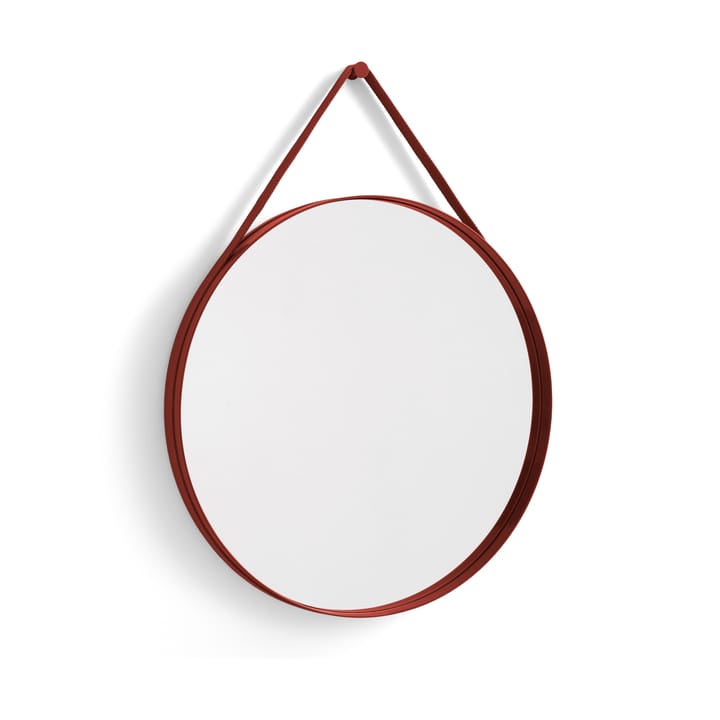 Καθρέφτης με λουράκι Ø70 cm - Red - HAY