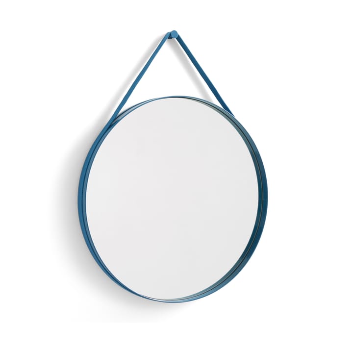 Καθρέφτης με λουράκι Ø70 cm - Μπλε - HAY
