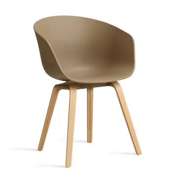 About a Chair 22 2.0 καρέκλα - Clay-λακαρισμένη βάση από δρυς - HAY