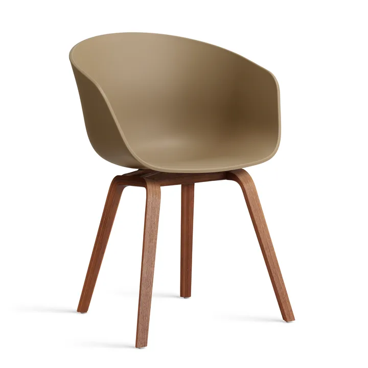 About a Chair 22 2.0 καρέκλα - Clay-λακαρισμένη βάση από καρυδιά - HAY
