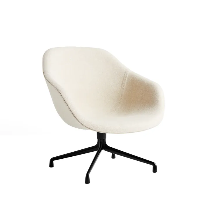 About a Lounge 81 πολυθρόνα - Hallingdal 200 white-μαύρο - HAY