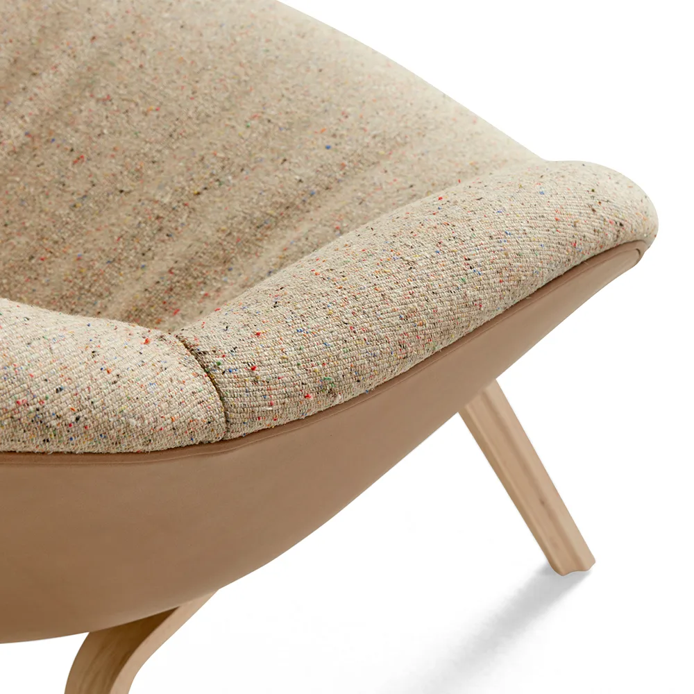 About a Lounge 83 πολυθρόνα lounge, Surface by hay 150 grey-βελανιδιά-μπεν HAY