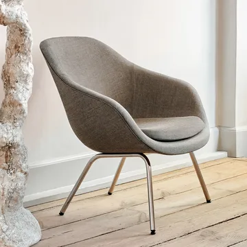 About a Lounge 87 πολυθρόνα - Sense black-μαύρο stålstativ - HAY